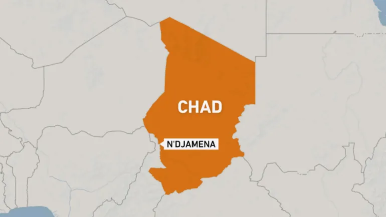 Kart over N'Djamena