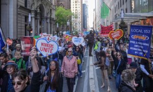Tusenvis forventes å delta på 1. mai-protester over hele USA