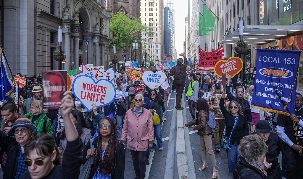 Tusenvis forventes å delta på 1. mai-protester over hele USA