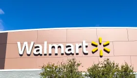 Walmart, bygningens eksteriørdetalj, Boca Raton, Florida, USA