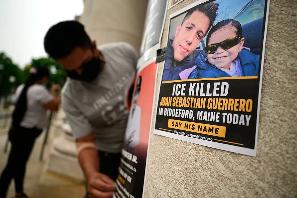 ICE-agenten som drepte den colombianske migranten har en historie med vold, sier familien