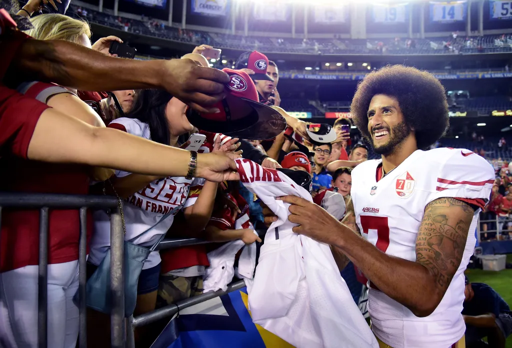 Hvor er Colin Kaepernick nå, Colin Kaepernick