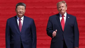 President Trump er vertskap for Kinas president Xi Jinping på statsbesøk